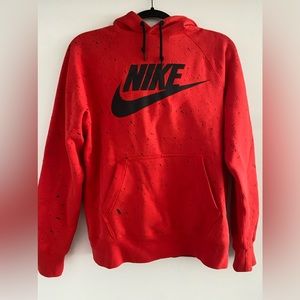 Womens Red Nike Hoodie